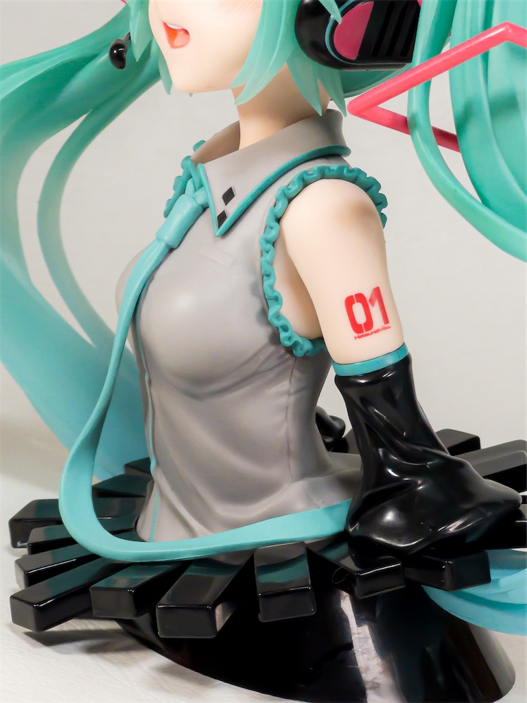 初音ミク　A賞　胸像フィギュア　記念くじ 初音ミクの胸像フィギュアも！ タイトー、「初音ミク 39の日