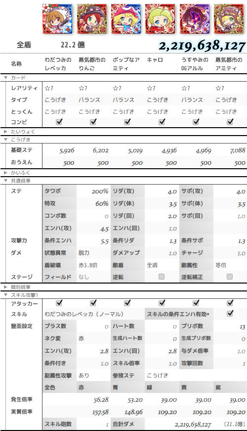 ぷよクエ】マトイのデッキ例とダメージ計算【逆転ステージ