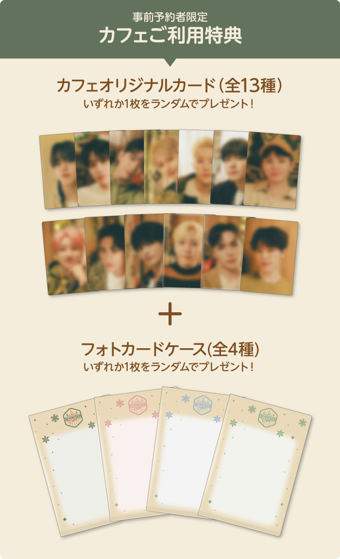 SEVENTEEN DREAM 東京ドーム 入場購入特典 13枚 フルセット