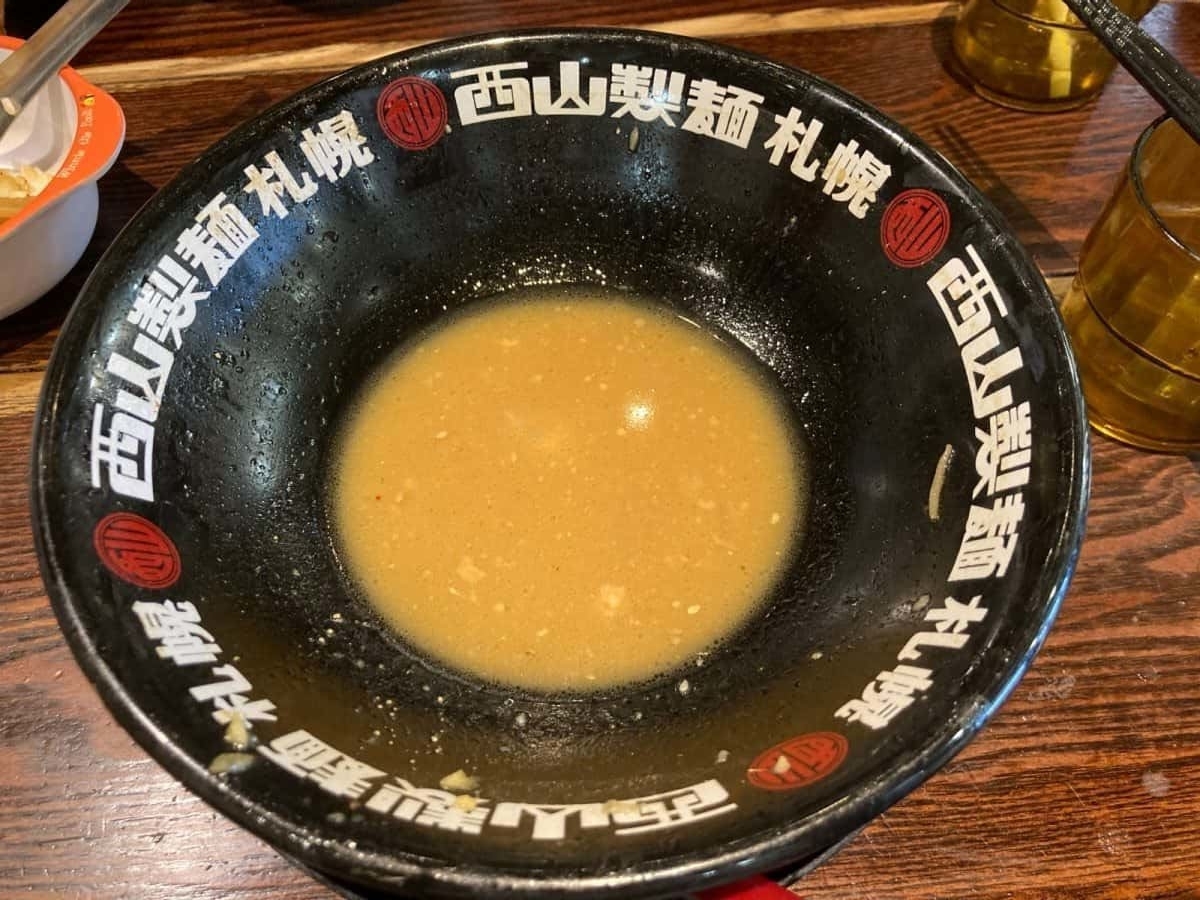 北のラーメン_みそら_味噌次郎_食後画像