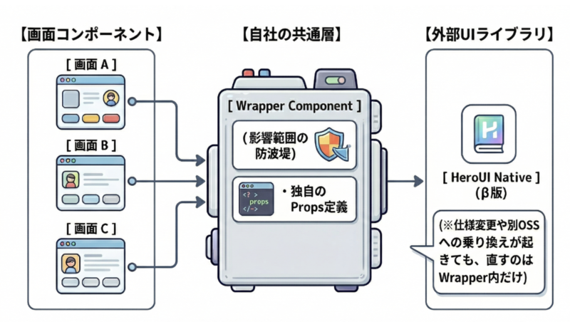 UIライブラリ活用時の工夫 UIライブラリ活用時の工夫