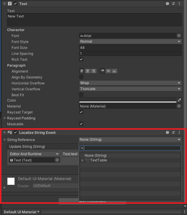 Unity:Localization - 多言語に対応させる - - ひとりでのアプリ開発 - fineの備忘録