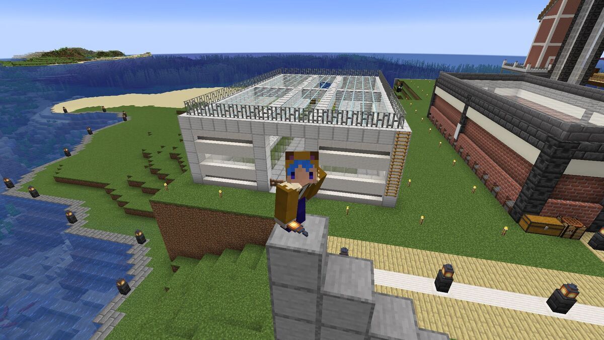 マイクラ】〔建築＆整備〕司書ハウス建築とお引越し - フィンのゲームブログ