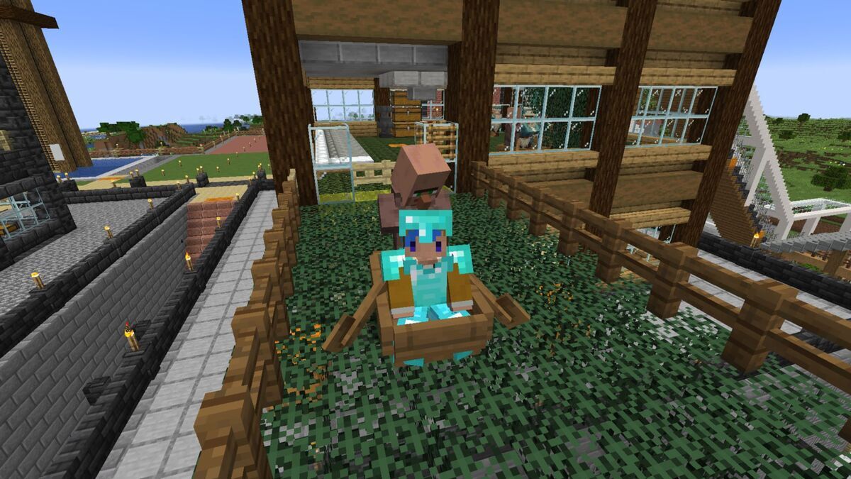 マイクラ】〔建築＆整備〕羊飼い交易所 - フィンのゲームブログ