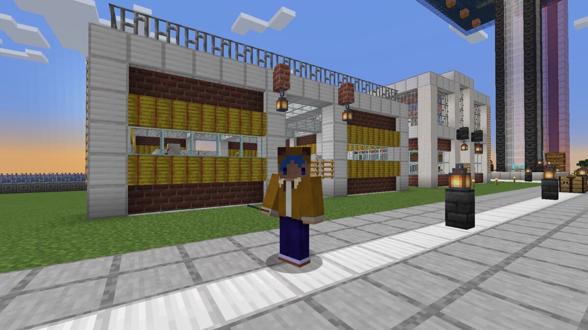 マイクラ】〔建築＆整備〕羊飼い交易所 - フィンのゲームブログ