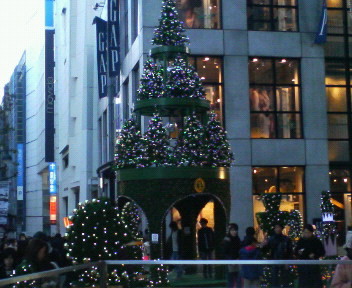 渋谷のクリスマスツリー