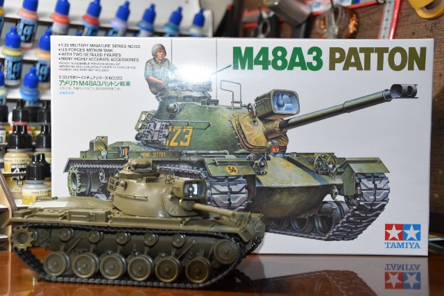 タミヤ M48パットン 製作中その1 - firetanのプラモデル blog