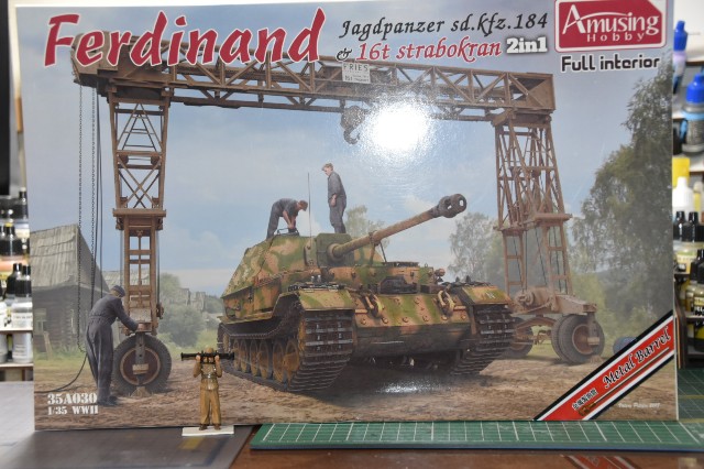 AmusingHobby フェルディナント 製作中その1 - firetanのプラモデル blog