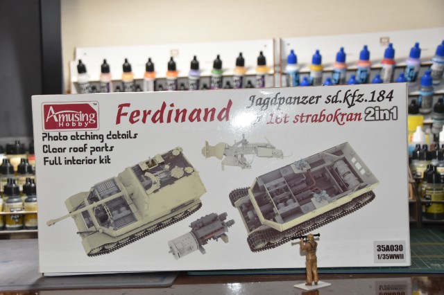 AmusingHobby フェルディナント 製作中その1 - firetanのプラモデル blog