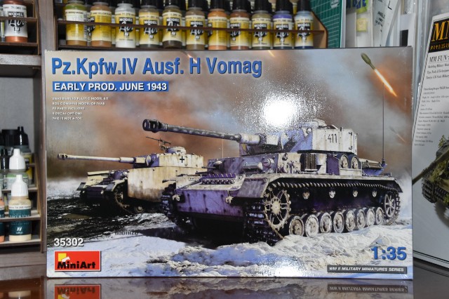 ミニアート Ⅳ号戦車H型 初期型 製作中その1 - firetanのプラモデル blog