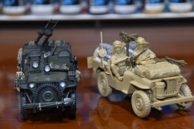 タミヤ イギリスSASジープ 製作中その1 - firetanのプラモデル blog
