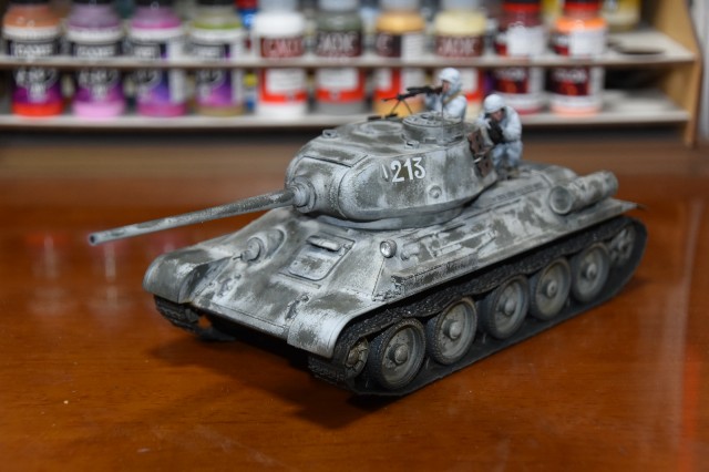 ミニアート T-34/85 完成 - firetanのプラモデル blog