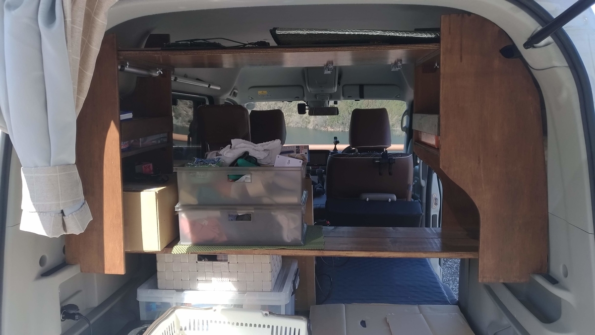 マンション住まいも出来る車中泊diy 車内棚を作る アラフィフの独身インドア人間がアウトドアっぽいことに目覚めたブログ