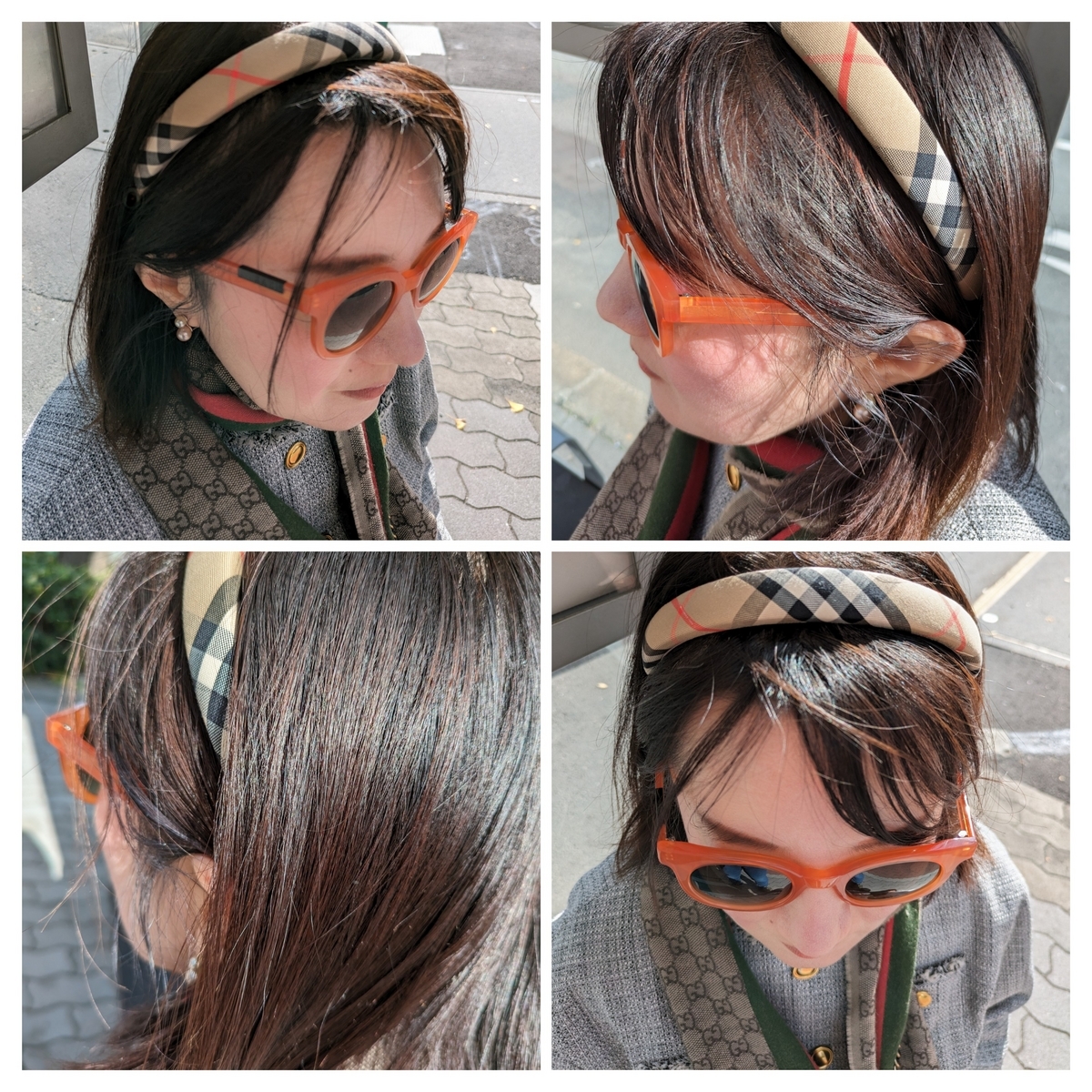 BURBERRYバーバリー⭐︎ヘアアクセサリー、カチューチャ(大人用) バーバリーのキッズのカチューシャを大人がつけてみたらどうなる