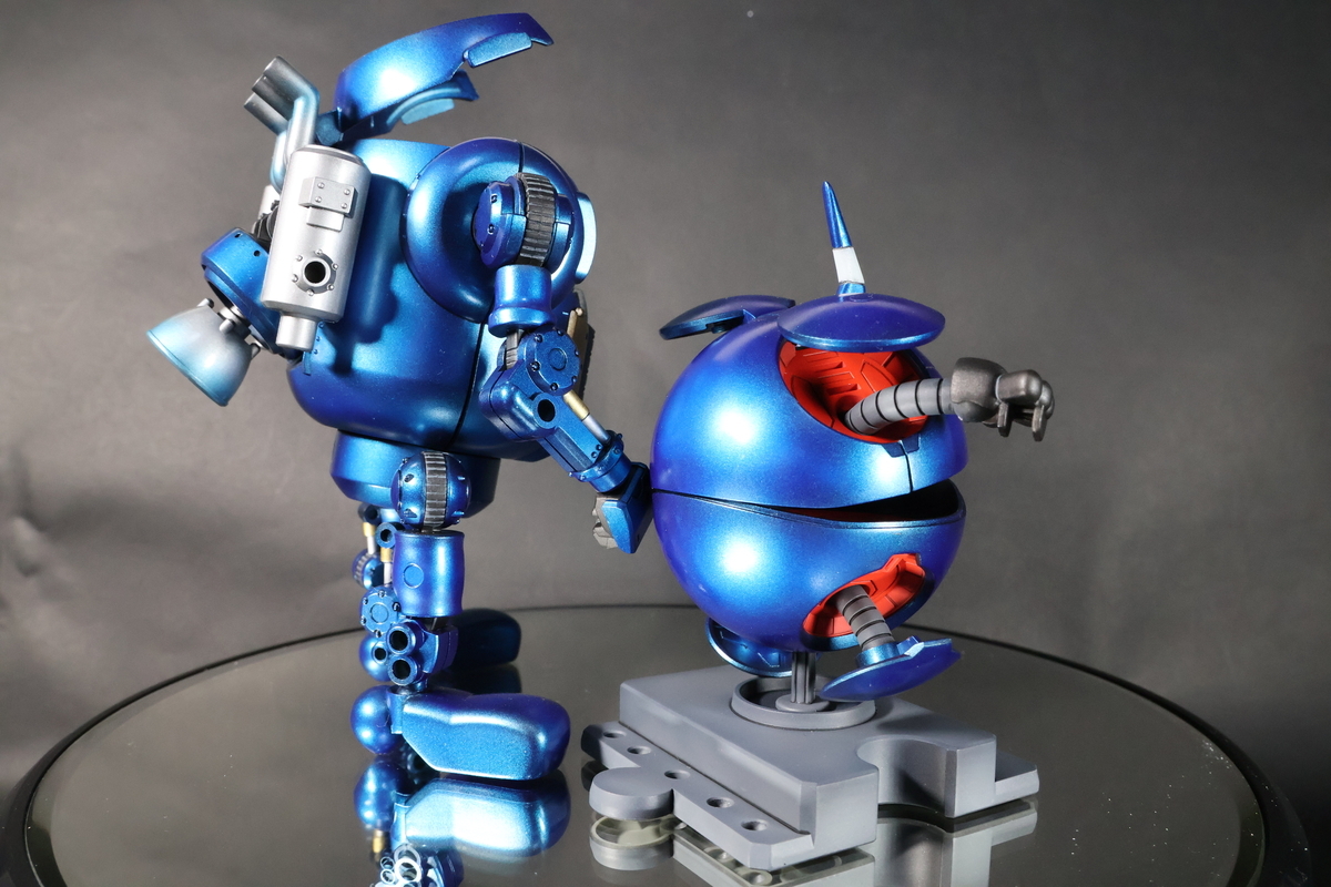 ハロプラ モビルハロ　アイアンマン塗装　完成品 モビルハロ.アイアンマンver. こちらはモビルハロをアイアンマン風の