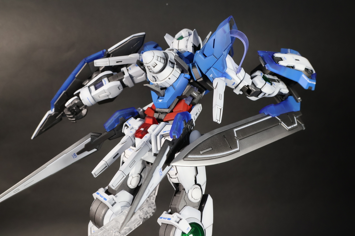 MG ガンダムエクシア ソリッドクリアの製作 後半(全塗装) - トチオーの 