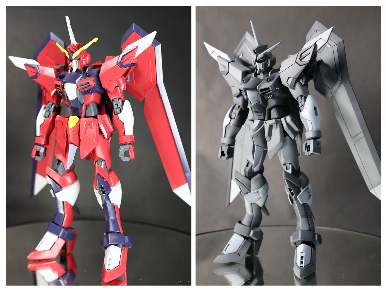 HGCE イモータルジャスティスガンダムの製作-後半-(全塗装、ディテール