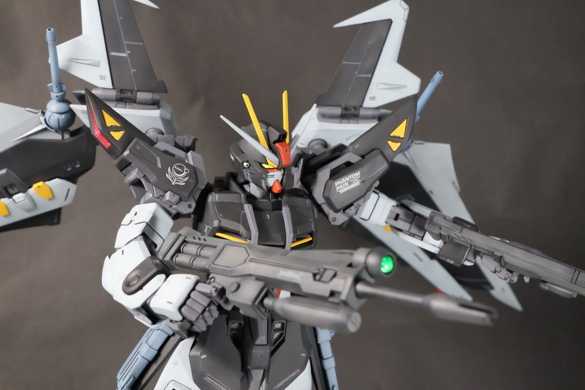 MG ストライクノアールガンダムの製作-最終段階（全塗装完成
