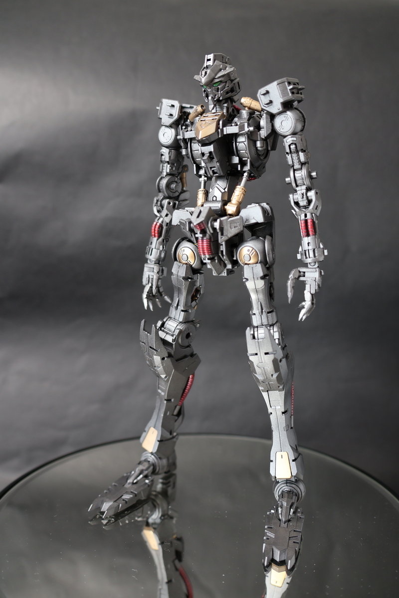 MG ガンダムバルバトス ソリッドクリアの製作-全塗装完成（最終段階