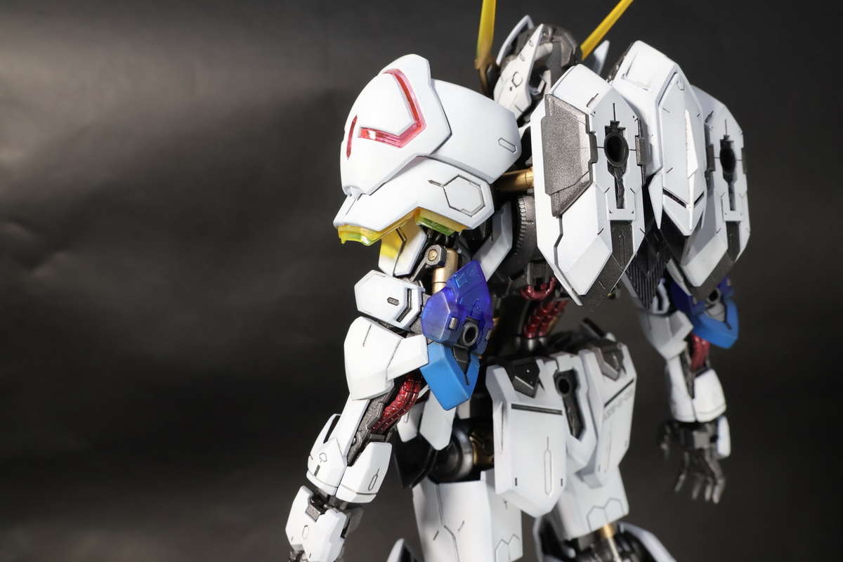 MG ガンダムバルバトス ソリッドクリアの製作-全塗装完成（最終段階