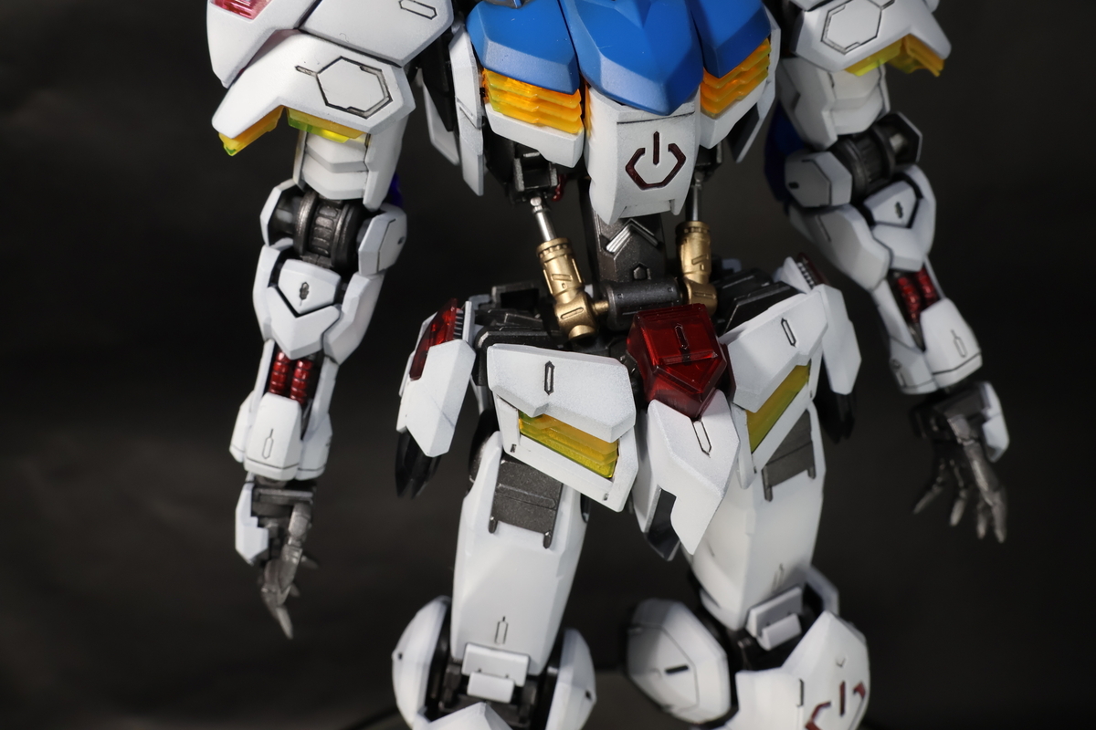 MG ガンダムバルバトス ソリッドクリアの製作-全塗装完成（最終段階