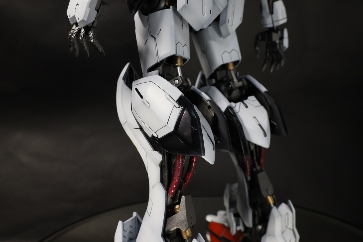 MG ガンダムバルバトス ソリッドクリアの製作-全塗装完成（最終段階