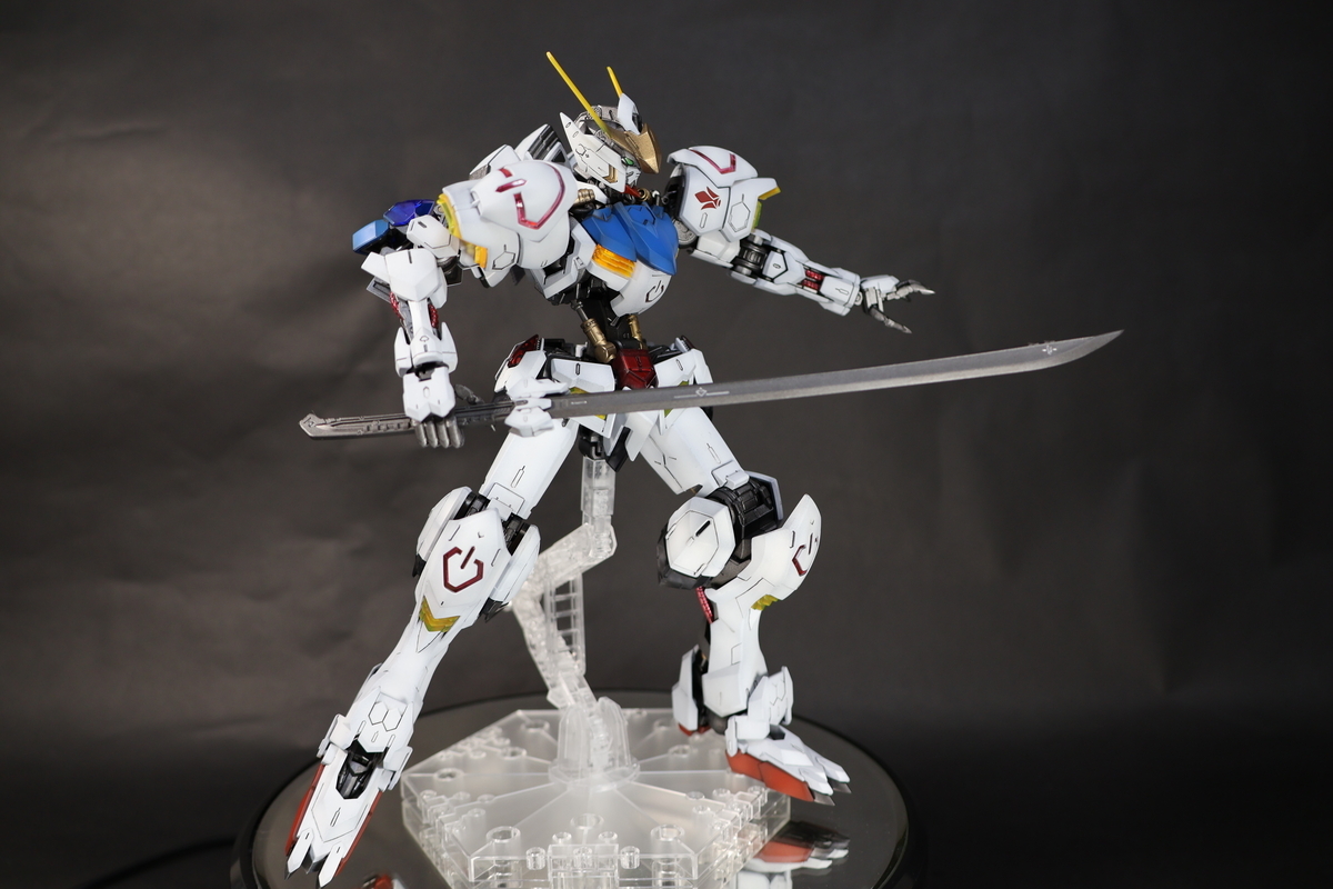 MG ガンダムバルバトス ソリッドクリアの製作-全塗装完成（最終段階