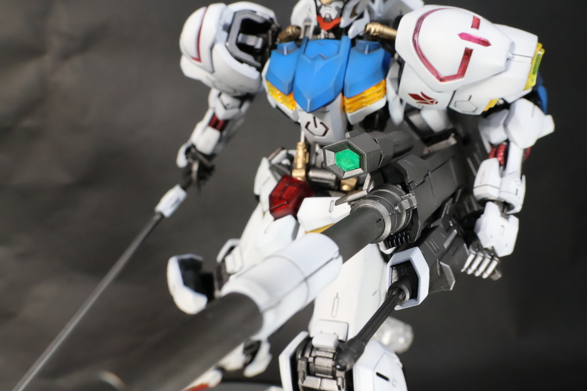 MG　バルバトス　ソリッドクリア　塗装改修完成品 MG ガンダムバルバトス ソリッドクリアの製作-全塗装完成（最終段階