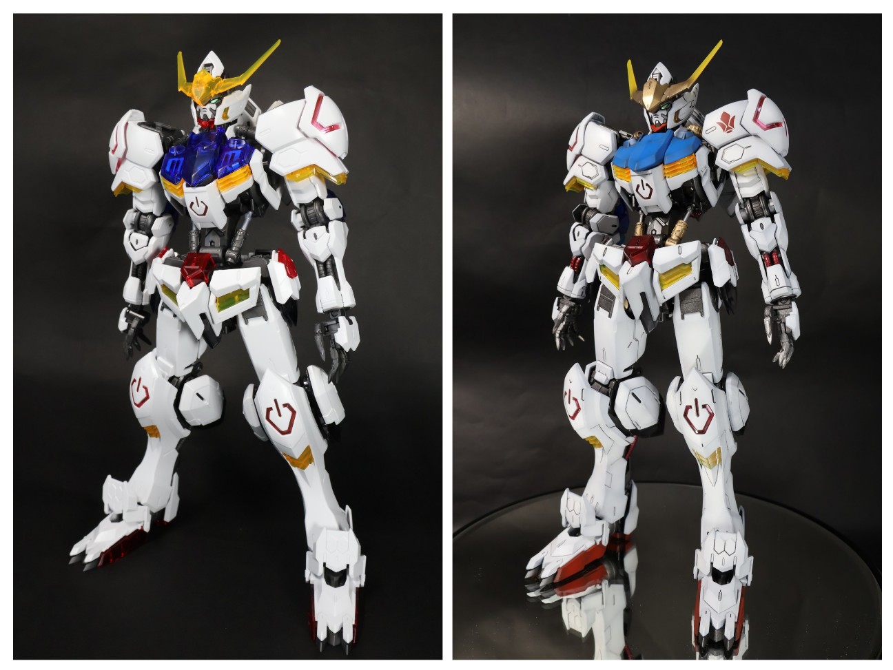 MG　バルバトス　ソリッドクリア　塗装改修完成品 MG ガンダムバルバトス ソリッドクリアの製作-全塗装完成（最終段階