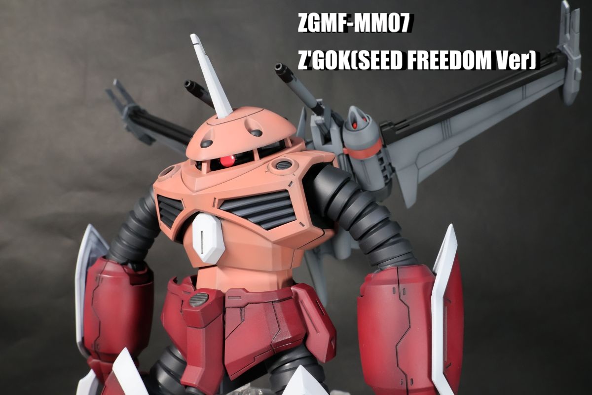 HG ズゴック(SEED FREEDOM Ver.)の製作-全塗装完成（最終段階
