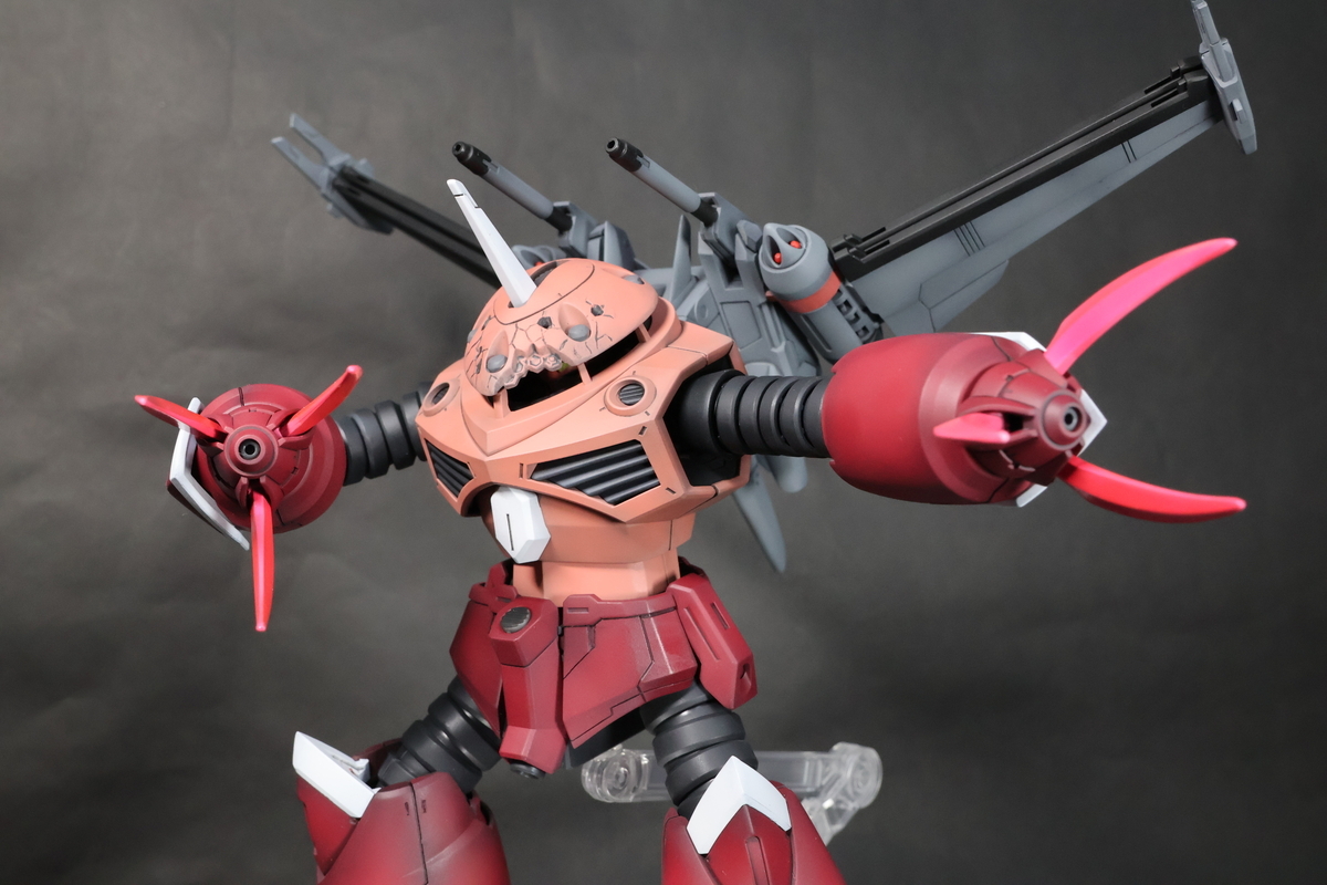 HG ズゴック(SEED FREEDOM Ver.)の製作-全塗装完成（最終段階