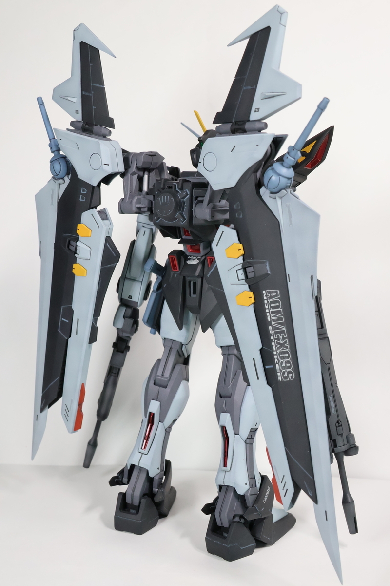 MG ストライクノアールガンダムの製作-最終段階（全塗装完成