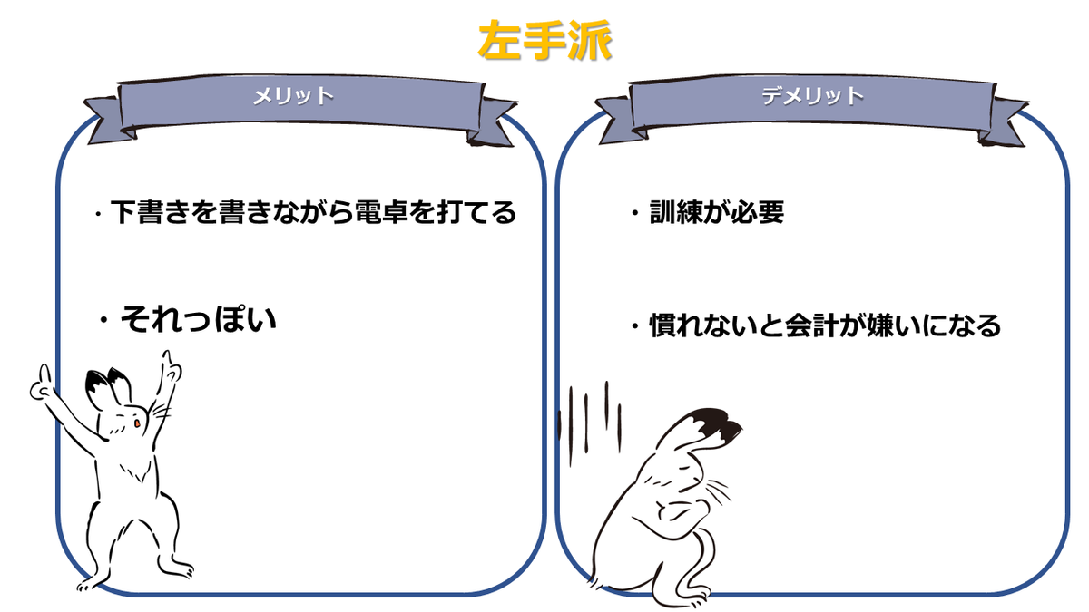 簿記を始める人へ 電卓を打つ手は真剣に悩むべき 会計大好き 公認会計士のブログ