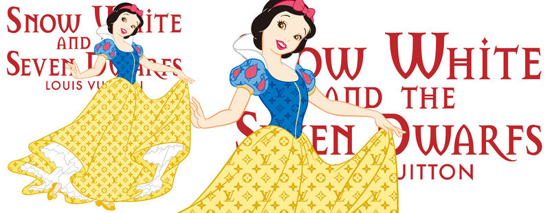 ディズニープリンセスのドレスをlouis Vuittonが担当 5in By Sinpei