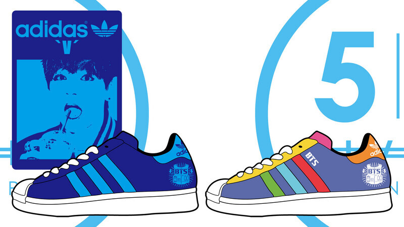 bts adidas superstar