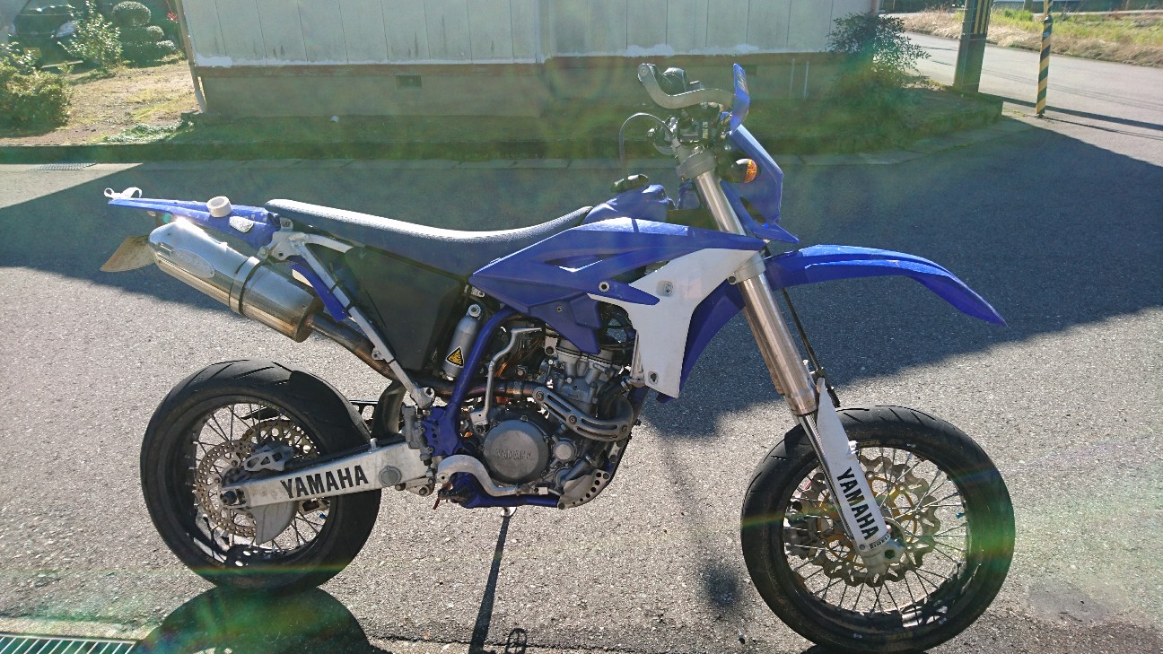 YZ WR モタードホイール 前後セット ディスク付き YZ125 YZ250 WR250F 