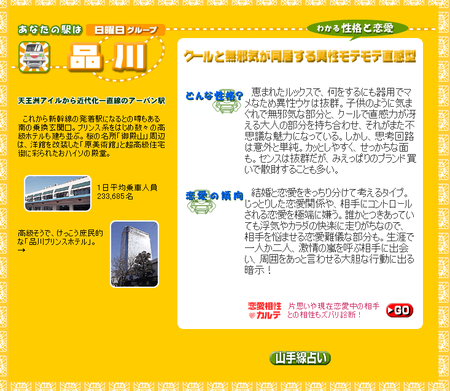 山手線占い ネットランダム改変