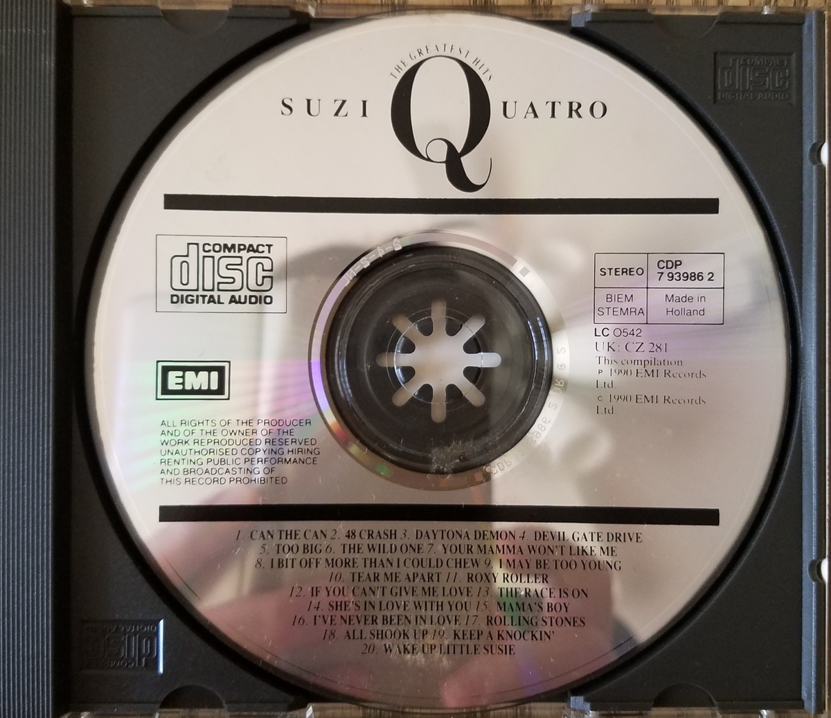 The Wild One The Greatest Hits Suzi Quatro 30年前のレコード棚