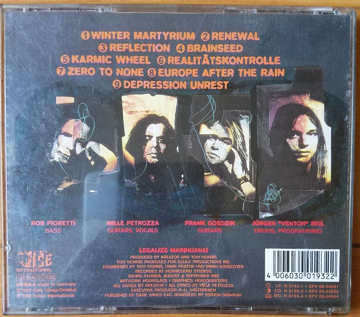 Renewal【KREATOR】 - 30年前のレコード棚