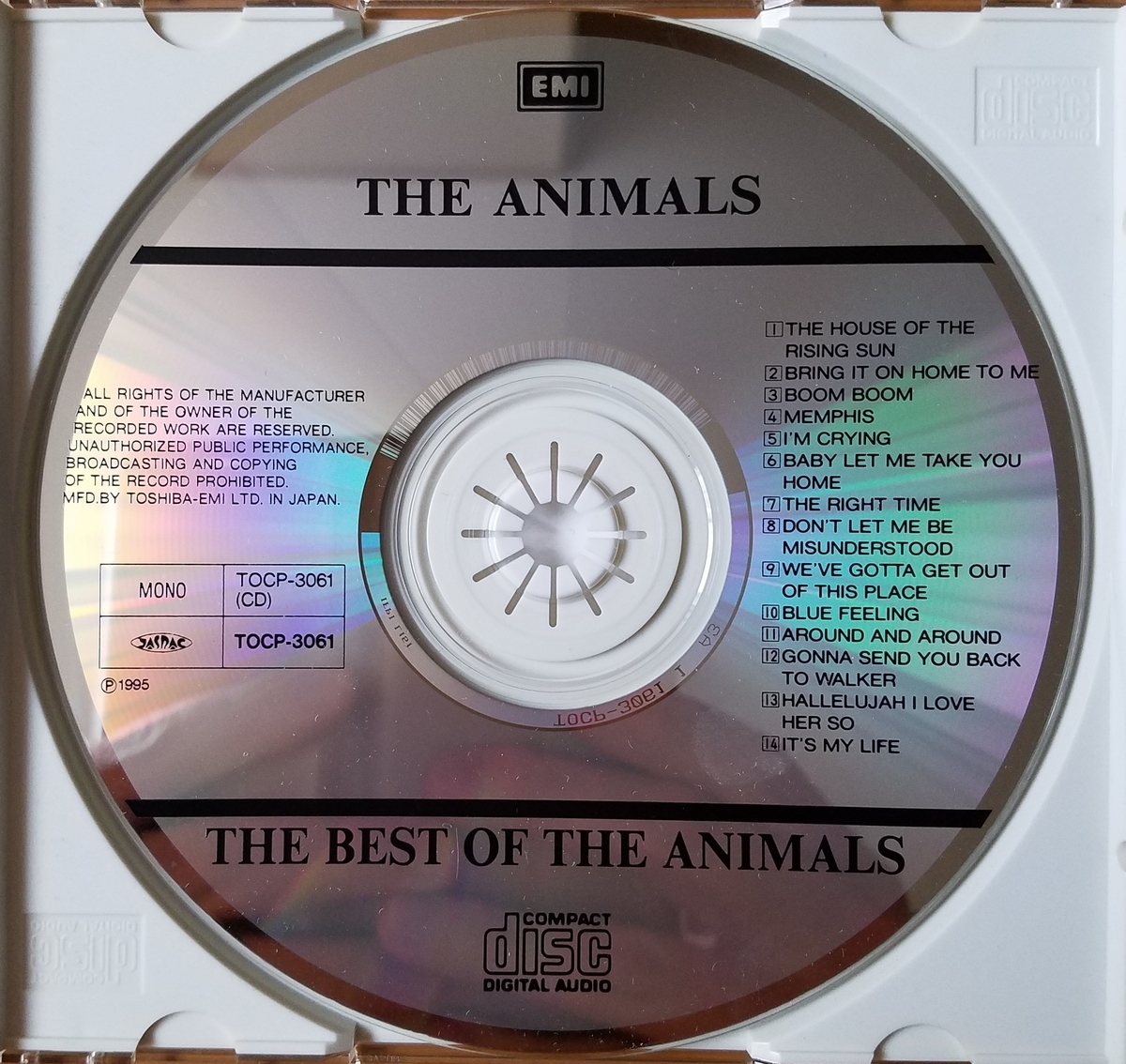THE BEST OF THE ANIMALS【THE ANIMALS】 - 30年前のレコード棚