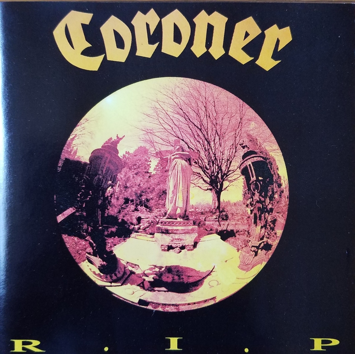 Coroner R.I.P. 西ドイツオリジナル盤 レコード　美品　レア R.I.P.【CORONER】 - 30年前のレコード棚