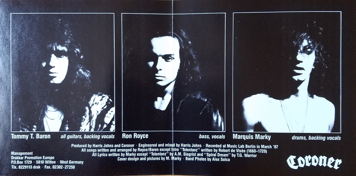 Coroner「R.I.P.」レコード Coroner – R.I.P. | Releases | Discogs