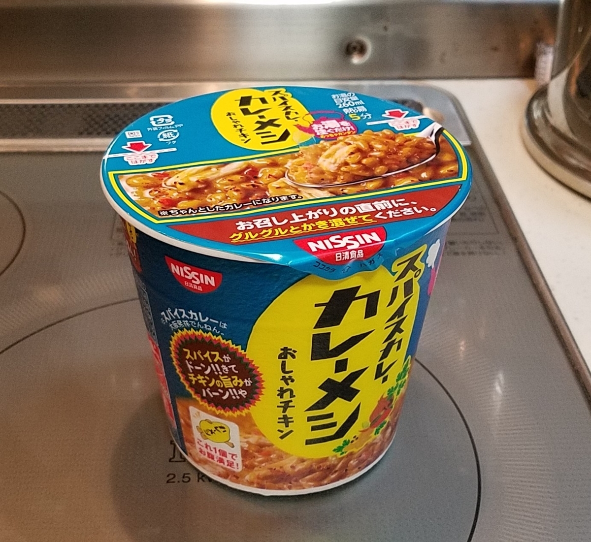 新製品 日清 スパイスカレー カレーメシ おしゃれチキン の実食した感想 胃を切った人はほどほどに 食べるをいかすライオン