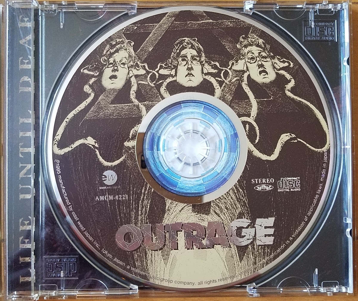LIFE UNTIL DEAF【OUTRAGE】 - 30年前のレコード棚