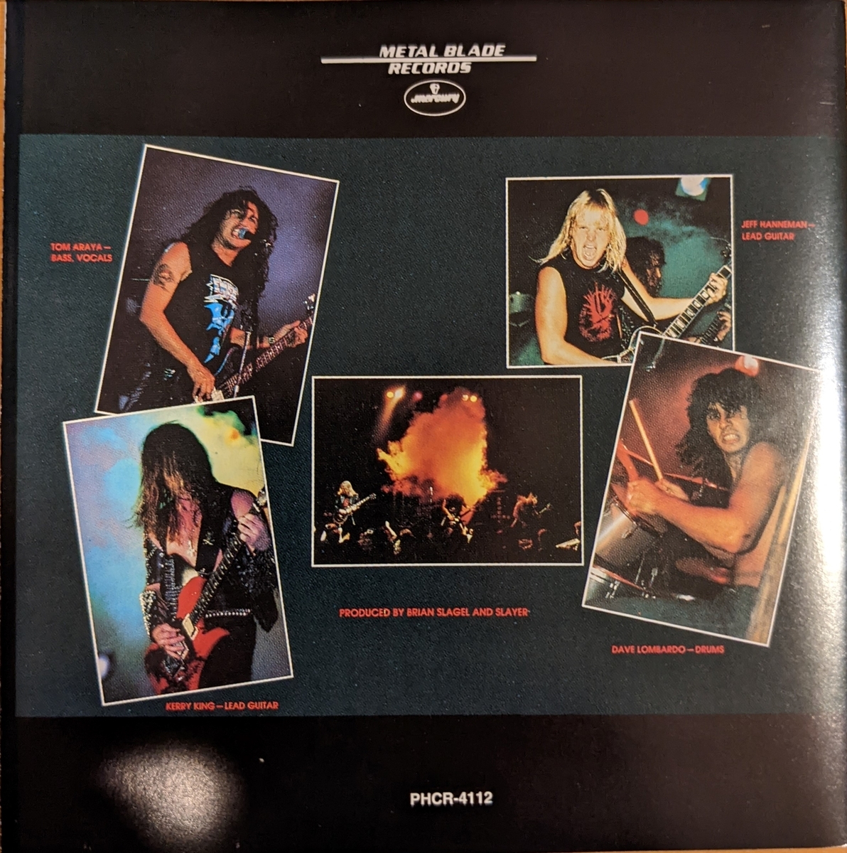 HELL AWAITS【SLAYER】 - 30年前のレコード棚