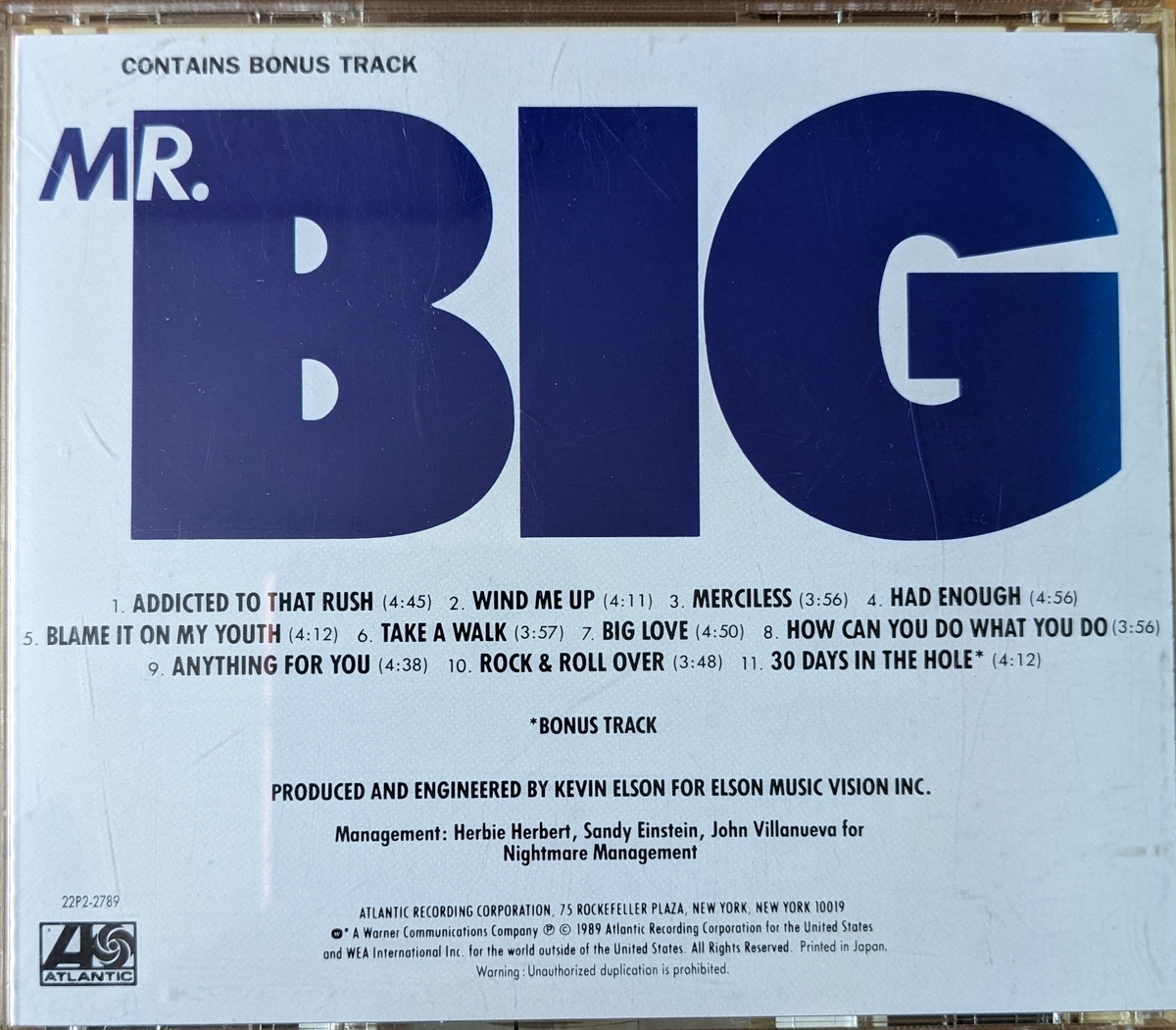 Mr.BIGドリルレコードピクチャー ディスク Mr.BIGドリルレコードピクチャー ディスク