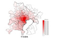 平成２６年地価公示、東京圏の「平均価格」