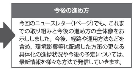 今後の進め方