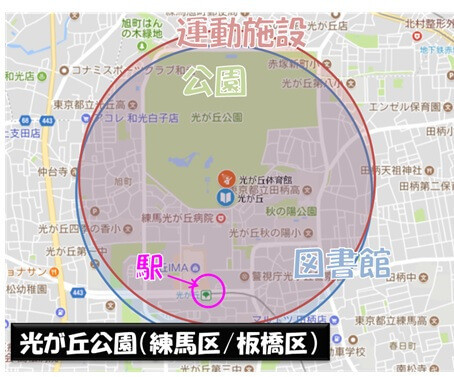 光が丘公園(練馬区/板橋区)