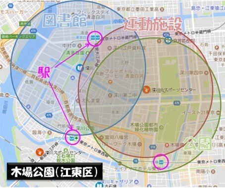 木場公園(江東区)の西側